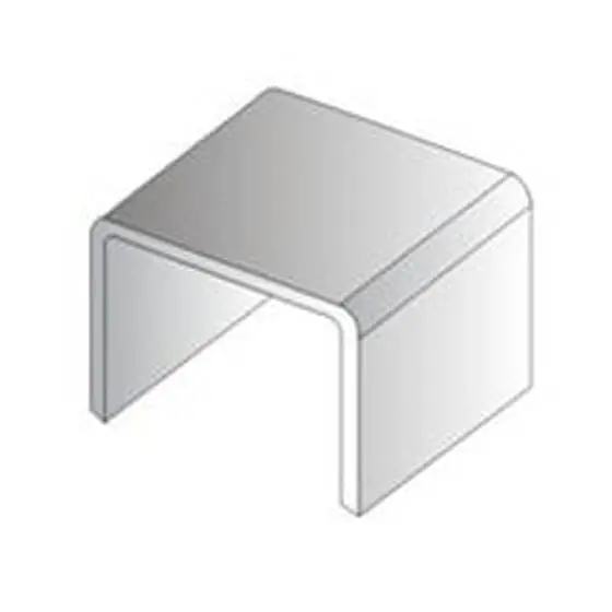 White Coupling Raceway Connector (0.9" X 0.5") For Kfj-3369 1
