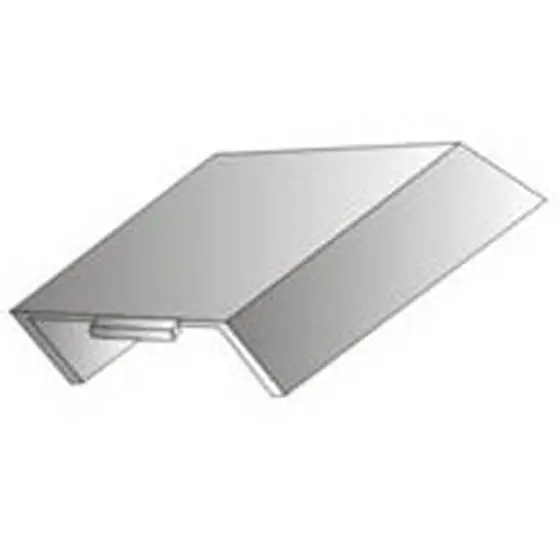 White End Cap Raceway Cover (0.9" X 0.5") For Kfj-3369 1