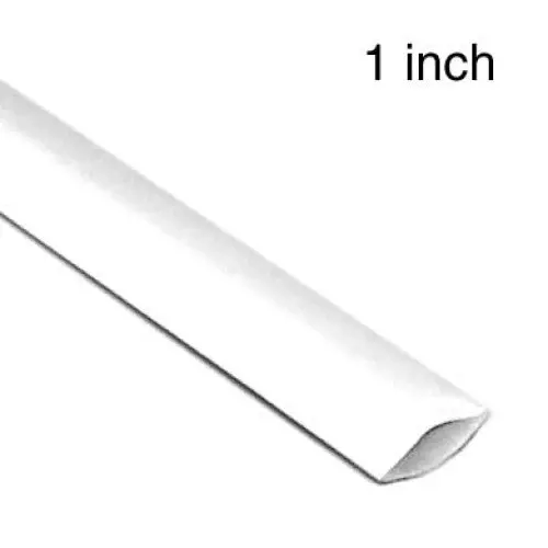 White Heat-Shrink Sleeve – 1 Inch × 4 Feet, 2:1 Shrink Ratio 1