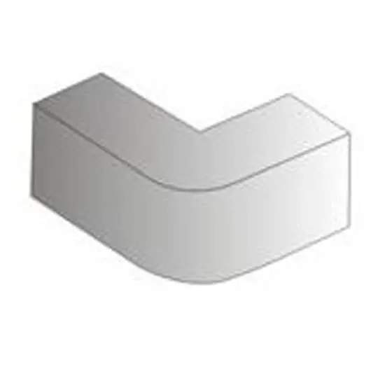 White Outside Elbow Raceway Fitting (0.9" X 0.5") For Kfj-3369 1