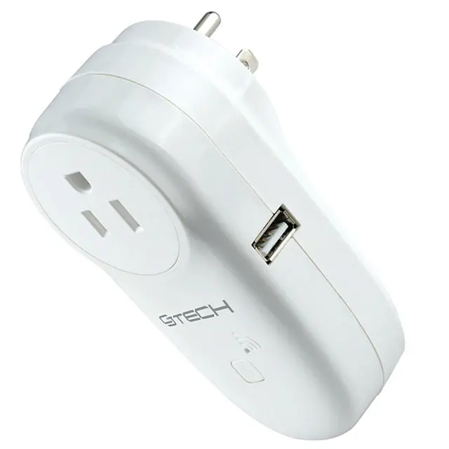 Wi-Fi Wall Tap Adapter – Single Outlet With Built-In Usb Charging Port 1