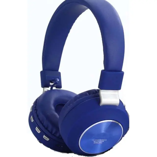 Wireless On-Ear Bluetooth Headphones – Blue, Built-In Mic, 32Ω Impedance, 50 Mw Output 1