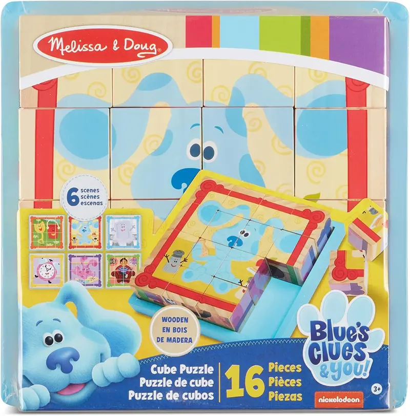 Wooden Cube Puzzle – Classic Brain-Teasing Logic Toy 1