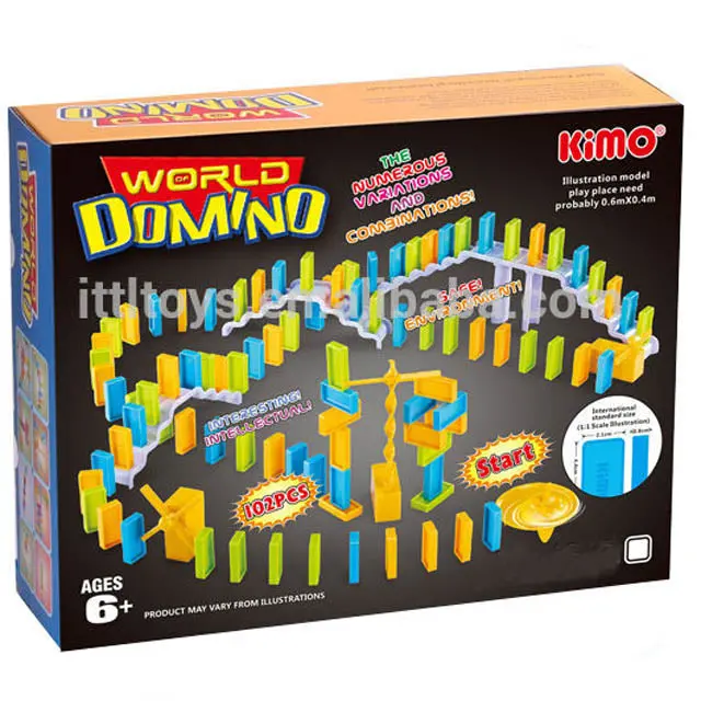 World Domino Play Set – 102-Piece Educational Tile Game For Geography Learning 1