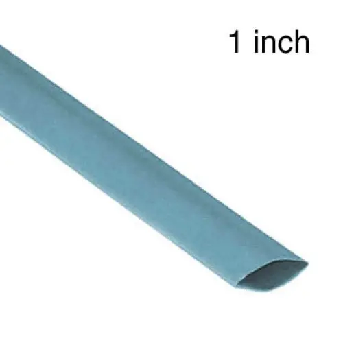 Wya-321A Blue Heat-Shrink Tubing – 1" × 4 Ft, 2:1 Shrink Ratio, 600V, 125°C 1