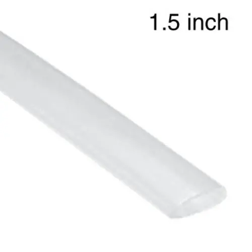 Wya-370D Heat-Shrink Tubing – 1.5" Diameter × 4 Ft, Clear, 2:1 Shrink Ratio, 600V, 125°C 1