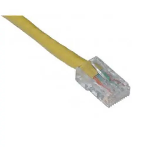 Yellow Cat5E Patch Cable – 7-Foot Length, Unbooted Rj45 Termination 1