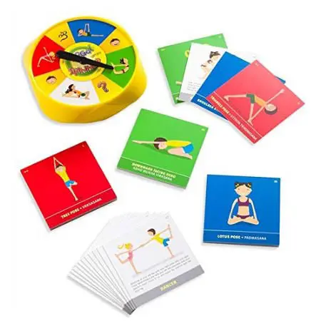 Yoga Spinner Board Game – Includes Instruction Cards For Mindful Play 1