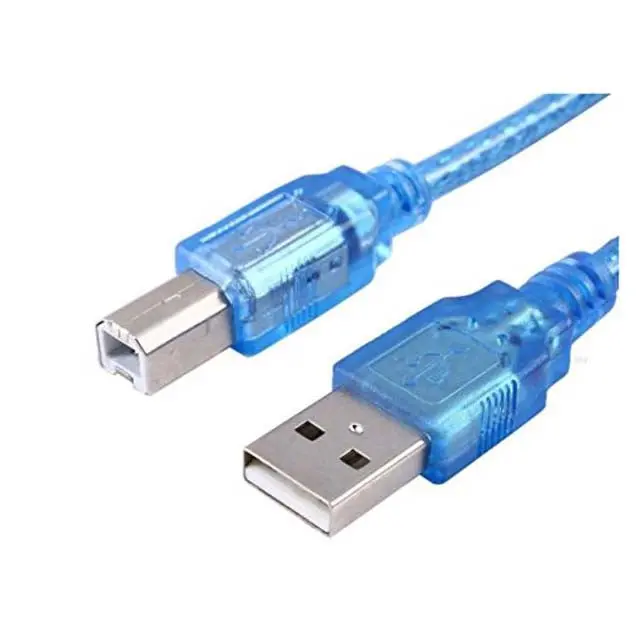 Zcabl-000091 Usb 2.0 A-To-B Cable – 1Ft Blue, Male/Male, Reliable Data Transfer 1