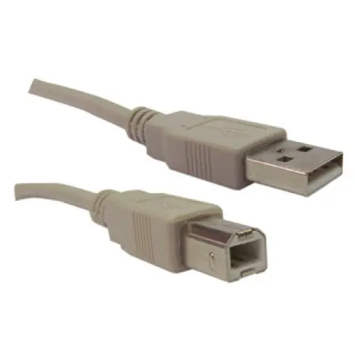 Zcabl-002006 High-Speed Usb 2.0 A-To-B Cable – 6Ft Grey, Male/Male 1