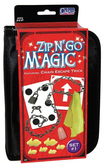 Zip ‘N’ Go Magic Trick: Escape Chain Illusion For Beginner Magicians 1