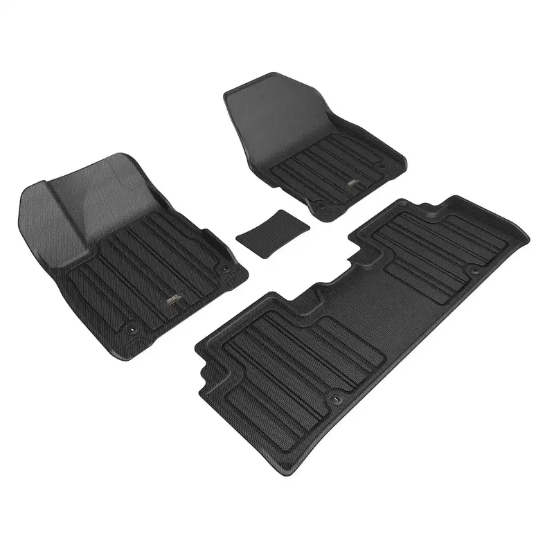 3D Maxpider Elitect All-Weather Floor Mats – E1Ka07101809, Black, 4-Piece Set (3 Front + 1 Second Row) 1