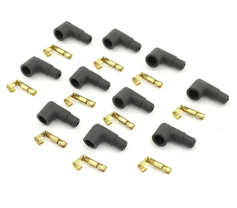 Accel 24140 High-Voltage Spark Plug Boot Kit – Heat-Resistant Silicone Construction 1