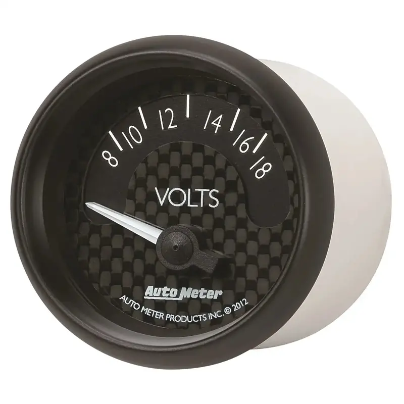 Autometer 2-1/16-Inch Electric Voltmeter Gauge (18V Range, Gt Series) 2