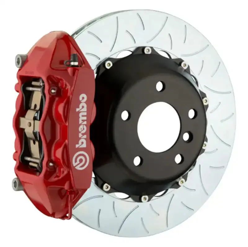 Brembo Gt Big Brake Kit – Rear, 4-Piston Calipers, 380X28Mm Slotted Two-Piece Rotors For 2009–2015 Bmw 7-Series 1