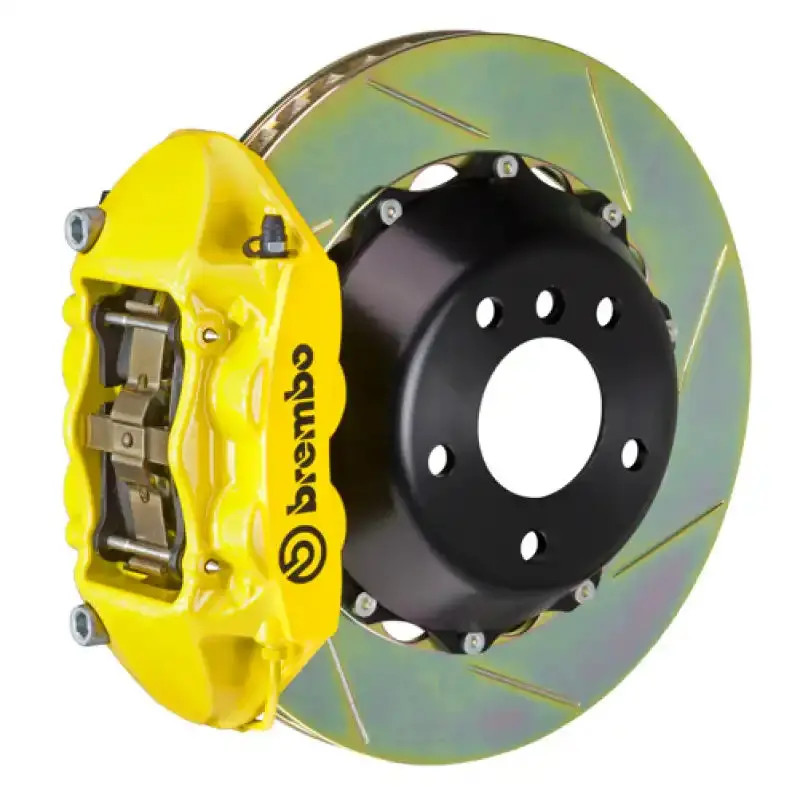 Brembo Z-Racing Rear Big Brake Kit – 380X28Mm Two-Piece Slotted Rotors With Yellow Calipers 1