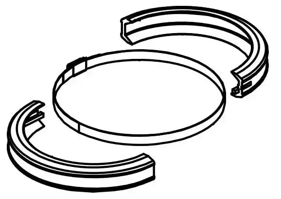 Dometic 385310048 Clamp Half And Retaining Ring Kit For Rv And Marine Mounting Applications 1