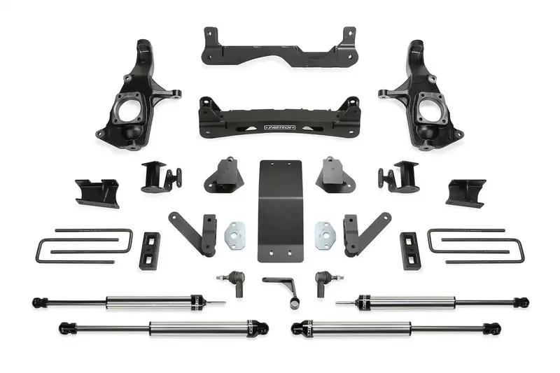 Fabtech K1121Dl Lift System – Basic 4-Inch Kit With Dual-Mode Shocks, Fits 2011–2019 Gm 2500Hd 1