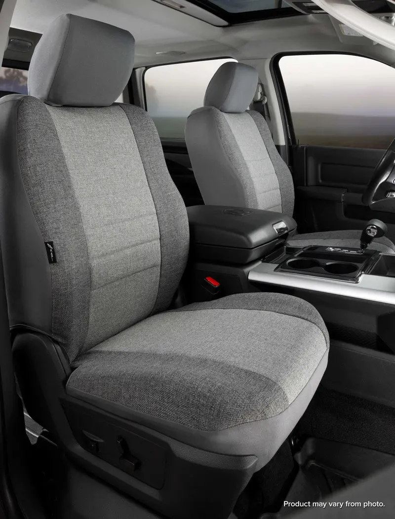 Fia Oe30 Series Gray Tweed Front Seat Covers – Custom-Tailored For Exact Vehicle Fit 1