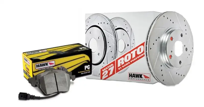 Hawk Performance Sector 27 Rear Brake Kit With Performance Ceramic Pads (Hk4570.364Z) 1