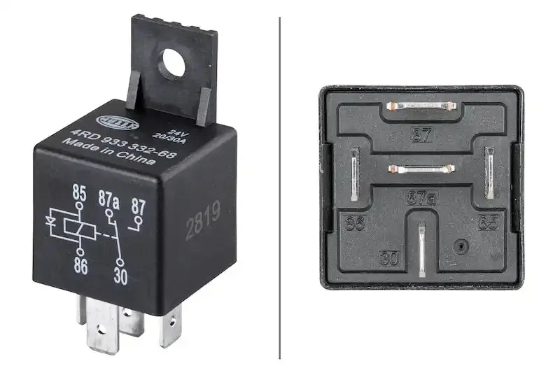 Hella Multi-Function Automotive Relay – Universal 4-Pin Spdt Replacement For Lighting And Accessories 1