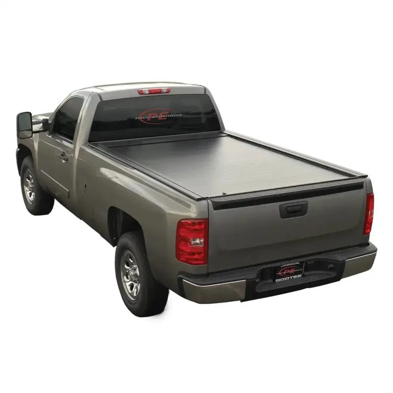 Pace Edwards Jackrabbit Full-Metal Tonneau Cover – M-Fmt185 Hard Folding Truck Bed Cover 1