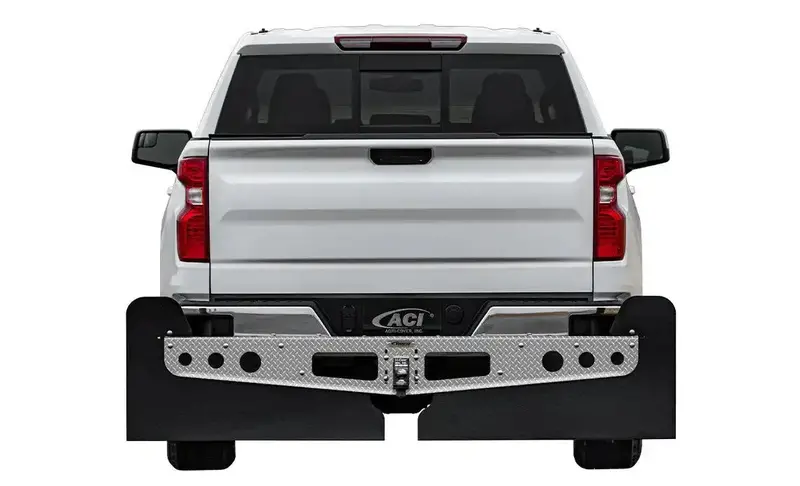 Rockstar Heavy-Duty Mud Flaps – 2Xl Hitch-Mounted With Aluminum Frame & Stabilizer Plate 1