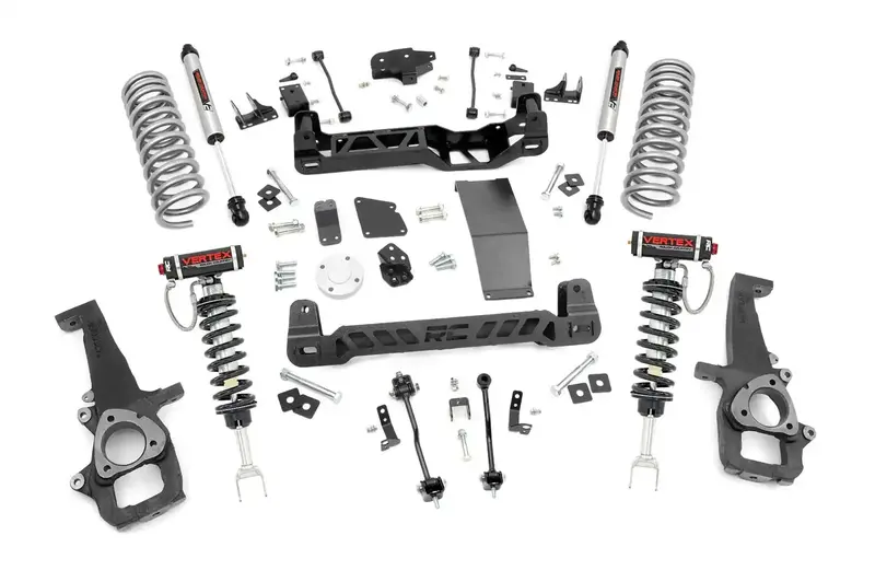Rough Country 6-Inch Suspension Lift Kit – Includes Vertex Shocks, Struts, And V2 Control Arms 1