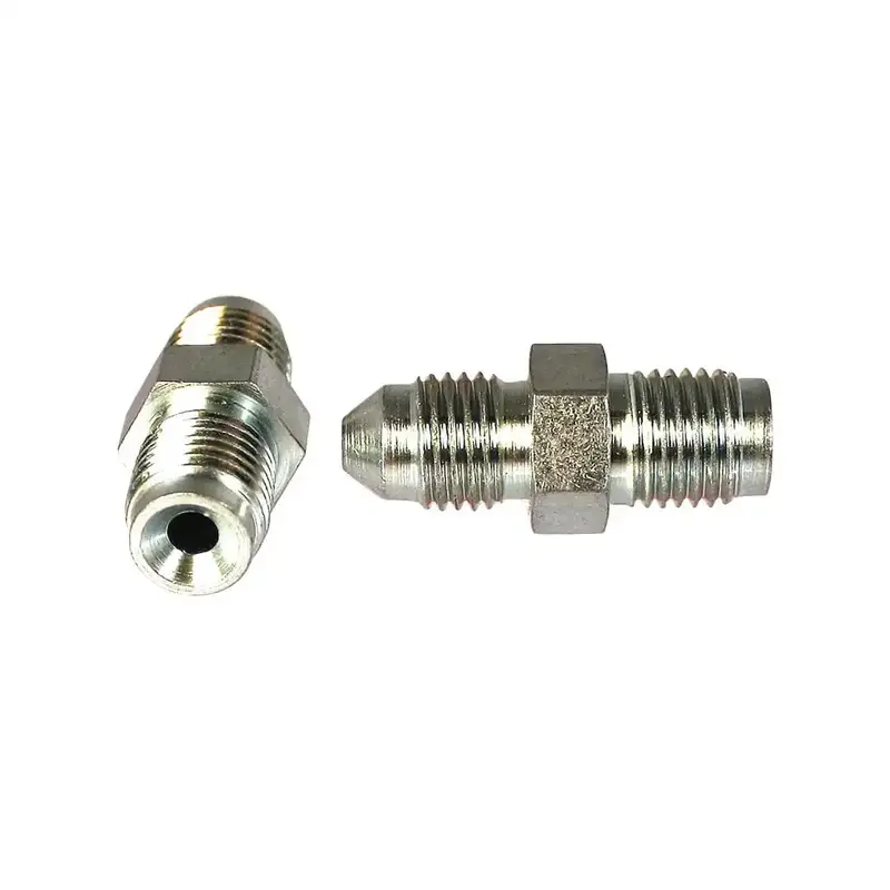 Speedfx -3An To 3/8"-24 Male Adapter – Stainless/Chrome Finish, Part 5444001 1