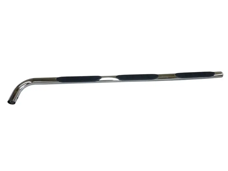 Trailfx 3030377991 Rocker Panel Step System – 3" Round Bent Stainless Steel, Crew Cab Pickup W/ Step Pads 1