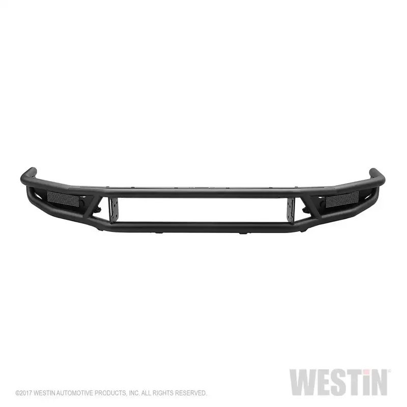 Westin Outlaw Front Bumper – Textured Black Finish, Compatible With Select Trucks 1